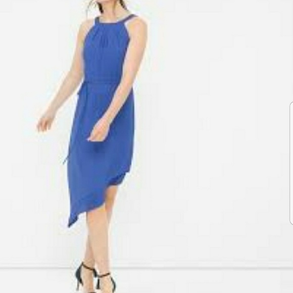 Braided Halter Asymmetrical Dress - Picture 1 of 3